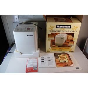 Salton Nutritionist White Automatic Bread Maker Model #NTR 440SPR
